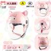 3C Certified Kids Adult Half Helmet Electric Scooter Commute - Cute Cartoon Design With Detachable Visor