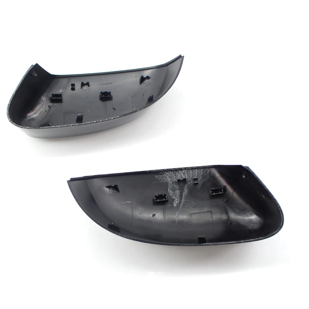 2pcs Side Mirror Cover Rearview Mirror Housing Replacement for Ford Focus 2012-2014 BM51 17K748 AA