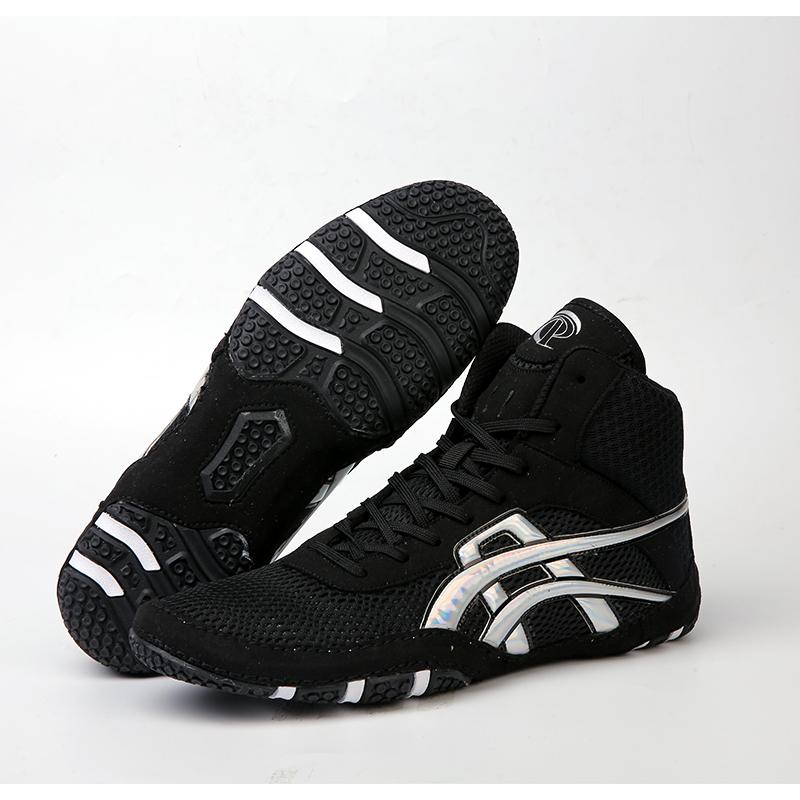 Женские дышащие борцовки с высоким верхом, мужские боксерки, кроссовки для свободного спарринга, тренировочная обувь для фитнеса в зале