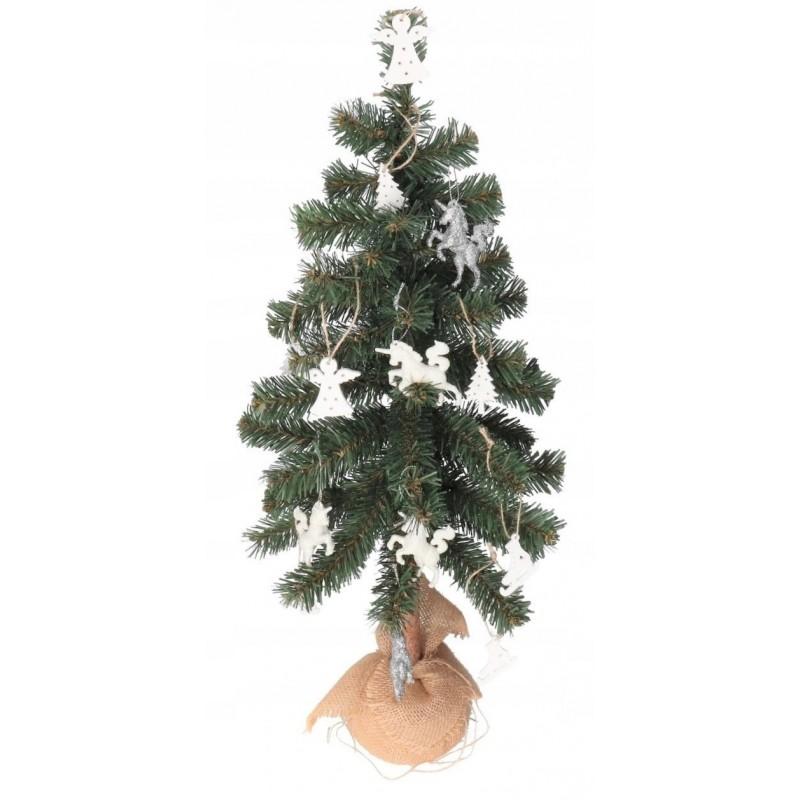 UNICORN CHRISTMAS TREE BALL PENDANT 3 PCS