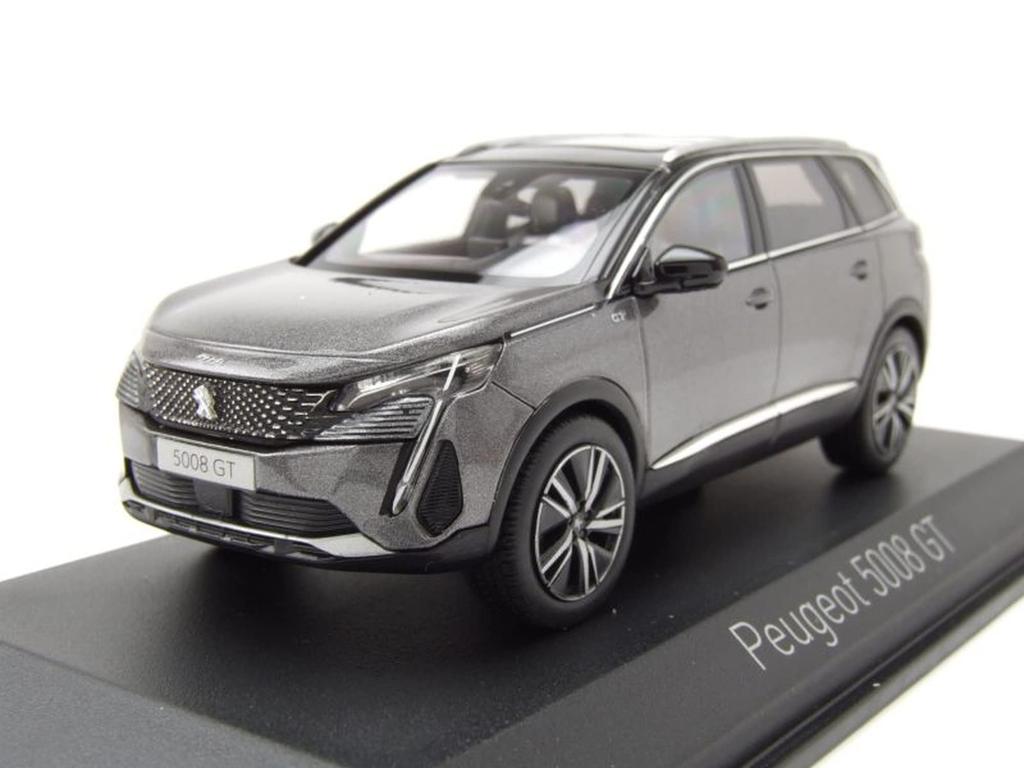 NOREV Peugeot 5008 GT 2021 Scale Model Car (Metallic Gray) 1/43