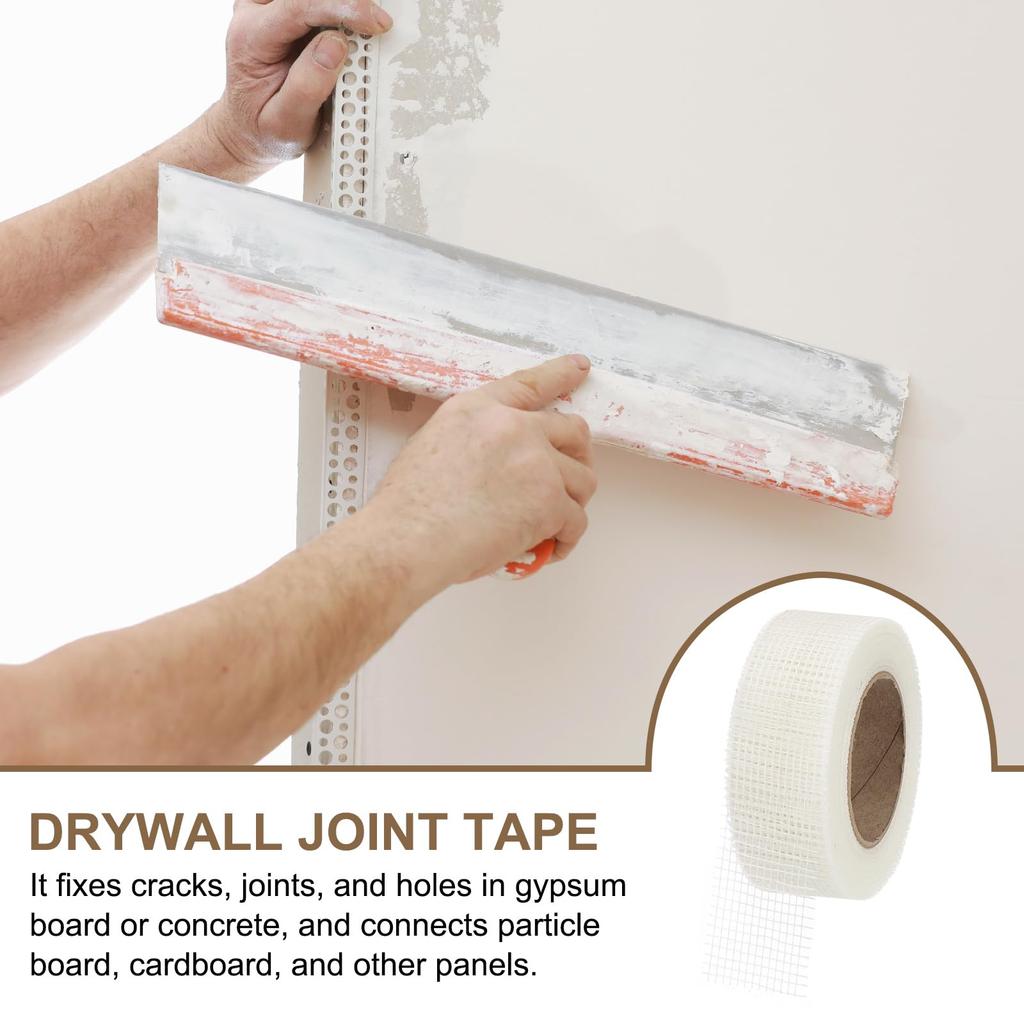 PATIKIL Многоцелевая ремонтная лента, Самоклеящаяся стекловолоконная, 8x8 сетка, Ширина 2,0 дюйма (5