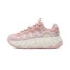 LiNing Cookie Shoes Synthetic Leather Simple Comfortable Shock Absorbing Wear Resistant Low Top Casual Shoes Women Sneaker Pink AGCW178-1