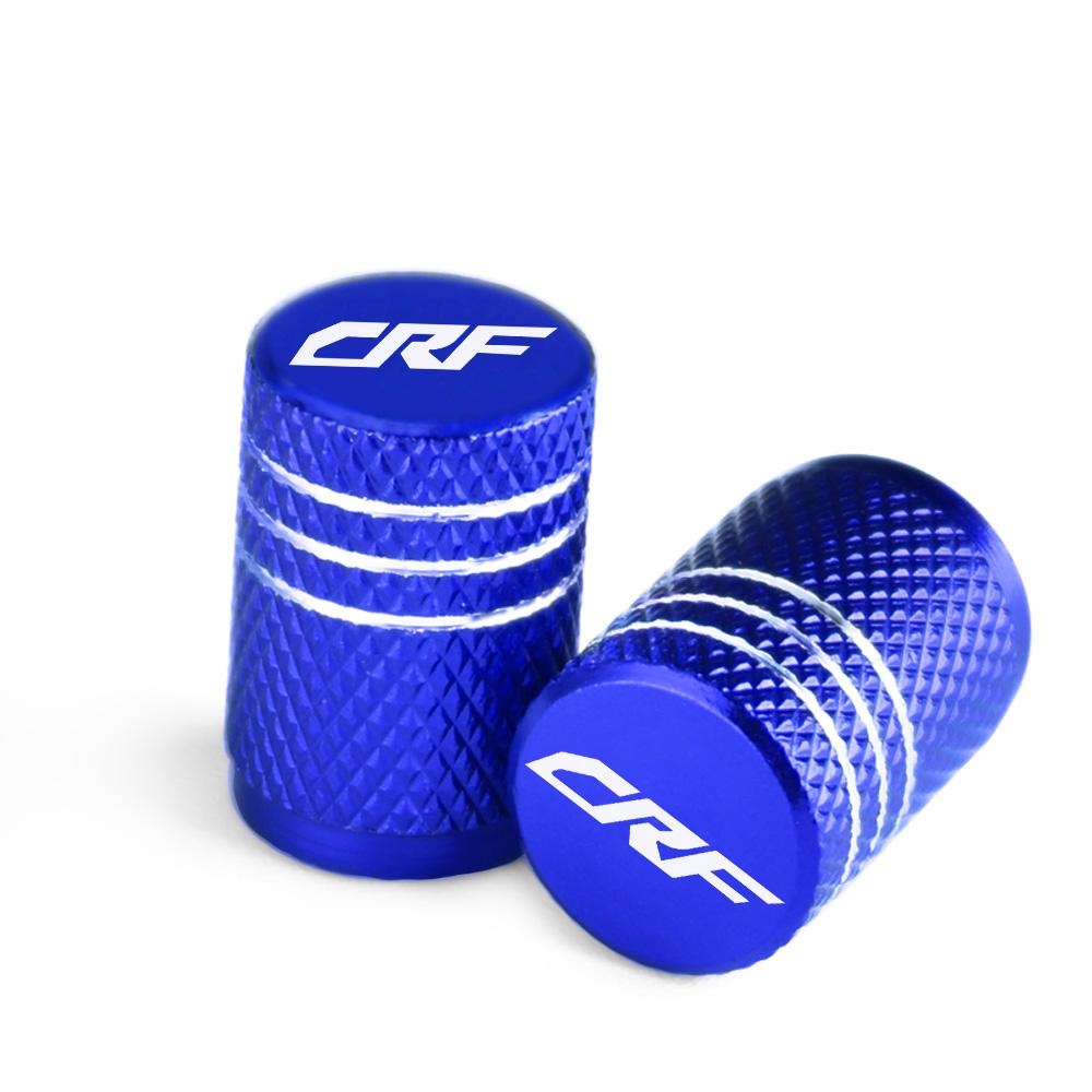 CRF Motorcycle Tire Valve Air Port Stem Cover Cap Plug CNC Aluminum Accessories For Honda CRF250R CRF450R CRF450X CRF 250 450 R akg256