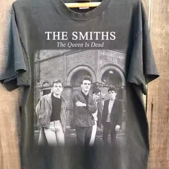 Летняя Готическая Мода Новая Футболка Горячий Классический Рок-Бэнд The Smiths Ретро Постер Принт Футболка Мужская Женская Повседневная Оверсайз Топ Унисекс