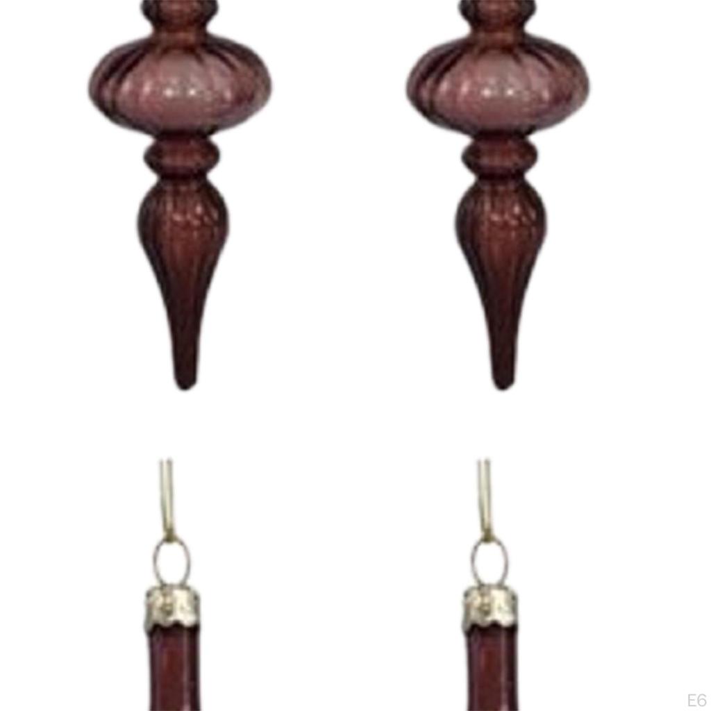 10 штук Стеклянные Рождественские шары Подвески Винтажные украшения Фермерский дом Навершия Орнаменты для