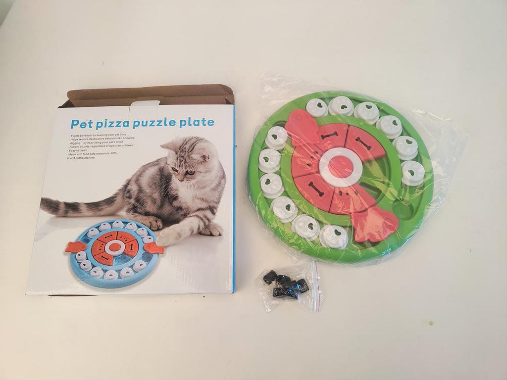 Cross-Border Pet Puzzle & Slow Feeder Bowl: Slow Eating Toy for Dogs & Cats, Snack Dispenser, Boredom Relief
