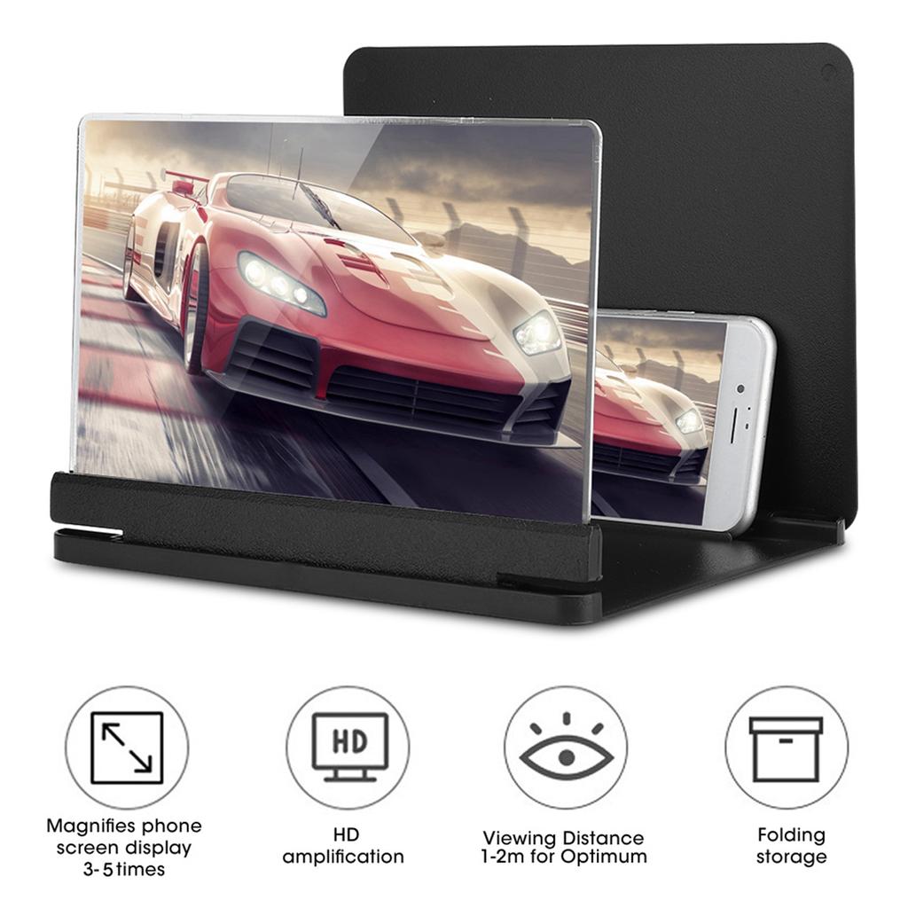 10-дюймовый HD тонкий складной мобильный телефон видео усилитель экранная лупа подставка