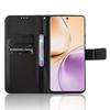 For Realme 14 Pro 5G Case PU Leather Diamond Texture Wallet Phone Cover