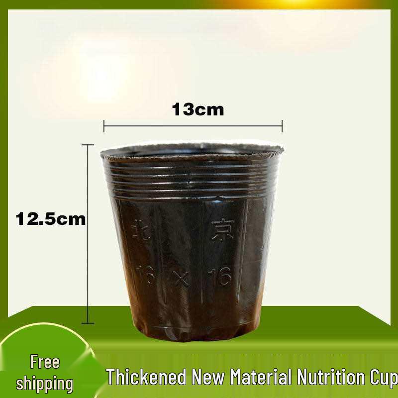 Thickened Plastic Seedling Pot - Large, Disposable, Nutrient-Rich for Agriculture & Flowers