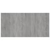 Headboard with Nightstands Grey Sonoma Particleboard