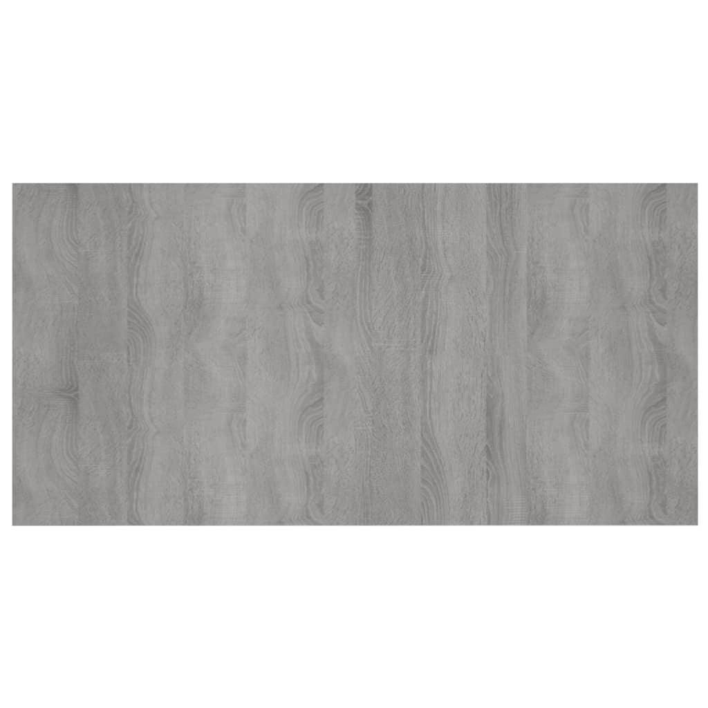 Headboard with Nightstands Grey Sonoma Particleboard