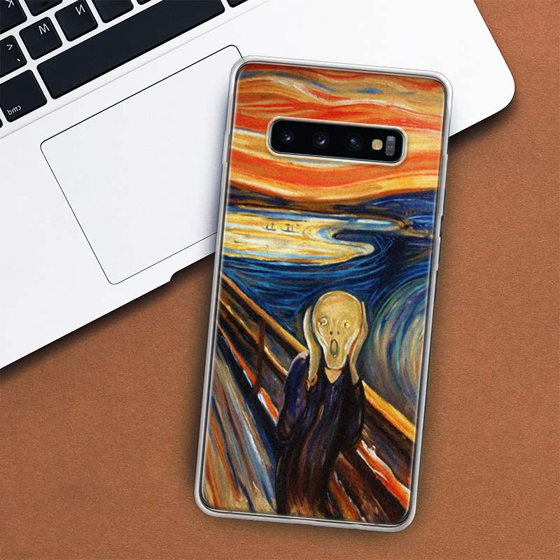 Чехол для телефона с масляной живописью Ван Гога для Samsung Galaxy M21 M12 M31S M32 M51 M52 Note 20 Ulte 10 Plus 9 8 J4 J6 + J8 M11 F52 F62