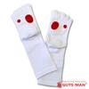 Gutsman Fighting Set L Five-Toe Socks, 2-Pair (FM-03) (White, 27-29cm)