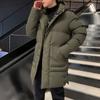 - Длинная одежда большого размера с хлопковой набивкой, мужские свободные куртки с хлопковой набивкой и капюшоном, теплые пальто, утолщенные куртки с хлопковой набивкой, защищающие от холода.