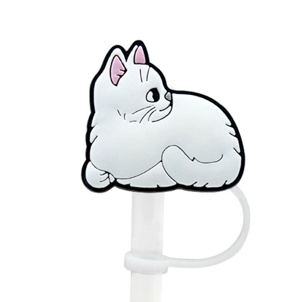 Silicone Straw Cover Cap Dustproof Straw Tips Party Supplies Straw Topper  Splash Proof