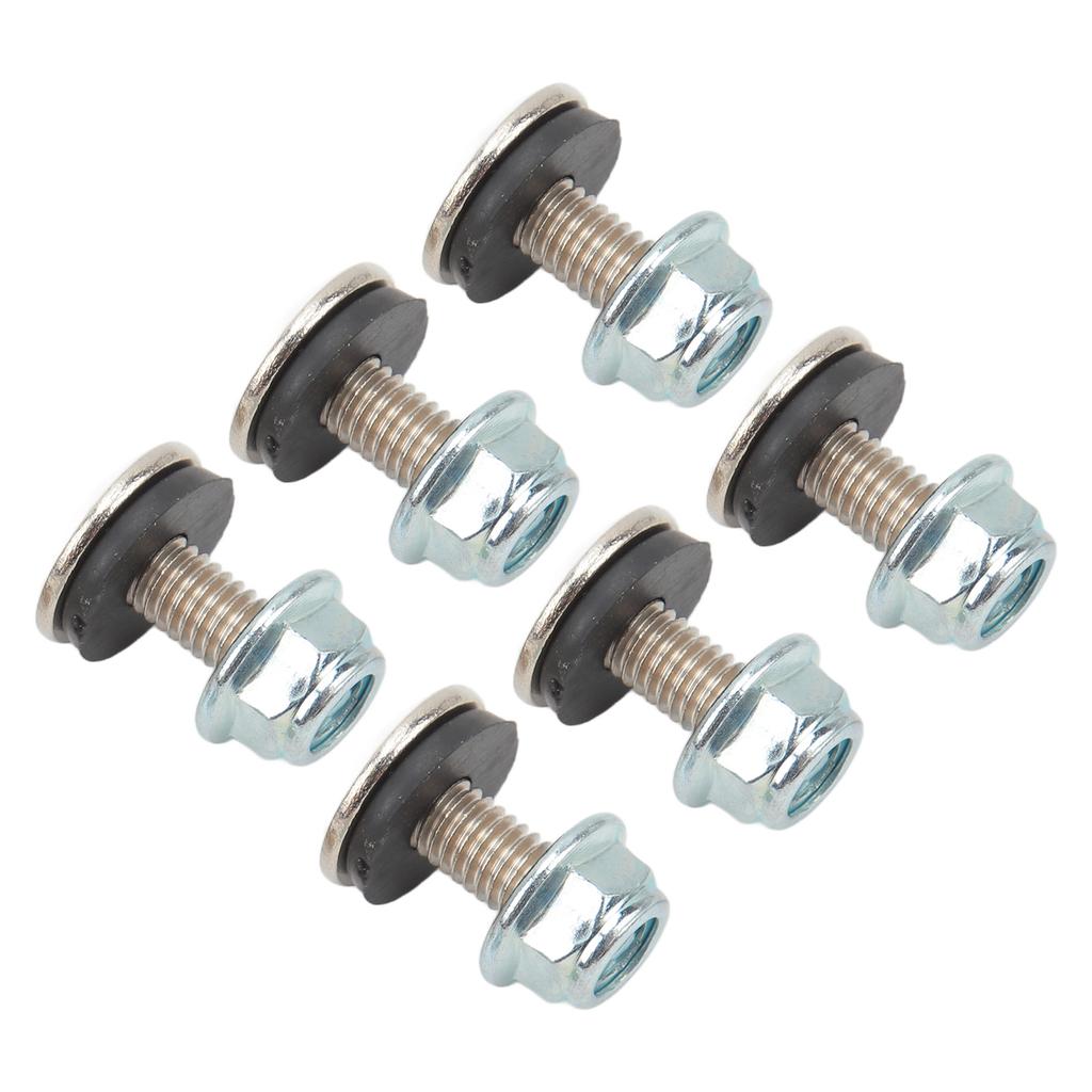 16 шт. Комплект болтов, шайб, гаек и винтов для крепления крыльев, резьба M6, для квадроциклов ATV 50cc 70cc 90cc 110cc 125cc