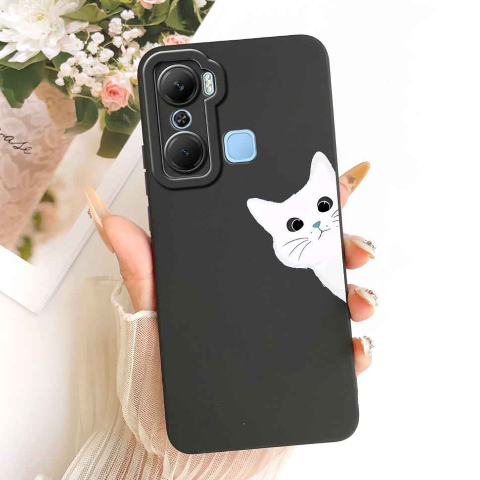 Чехол для Infinix Hot 12 Pro X668C Силиконовая задняя крышка Полная защита Для Infinix Hot 12Pro 6.6" Популярные узоры Корпус телефона
