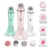 4 In1 Electric Face Cleansing Brush Compress Therapy Facial Ultrasonic Washing Exfoliating Pore Clean Massager Blackhead Remover