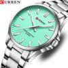 Curren 9090 Стальной Браслет Парные Кварцевые Часы - Мужские и Женские Модные Деловые Пара