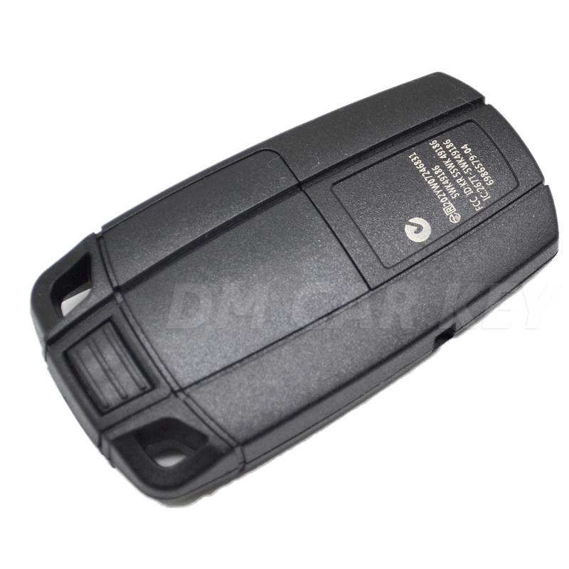 Smart Key Case 3Button with Key Blade for BMW X5 X6 E61 E90 E82 E70 E71 E87 E88 E89 1 3 5 6 Series Remote Car Key Fob Replacemen