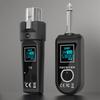 UHF Automatic Transmitter Setup 6Hrs Battery Wireless Guitar Transmitter Receiver 164ft Range for Audio Mixer and PA Setup