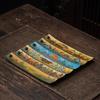 Enamel Incense Holder Chinese Style Ceramic Incense Burner Antique Home Decor Blue Cloisonne Incense Sticks