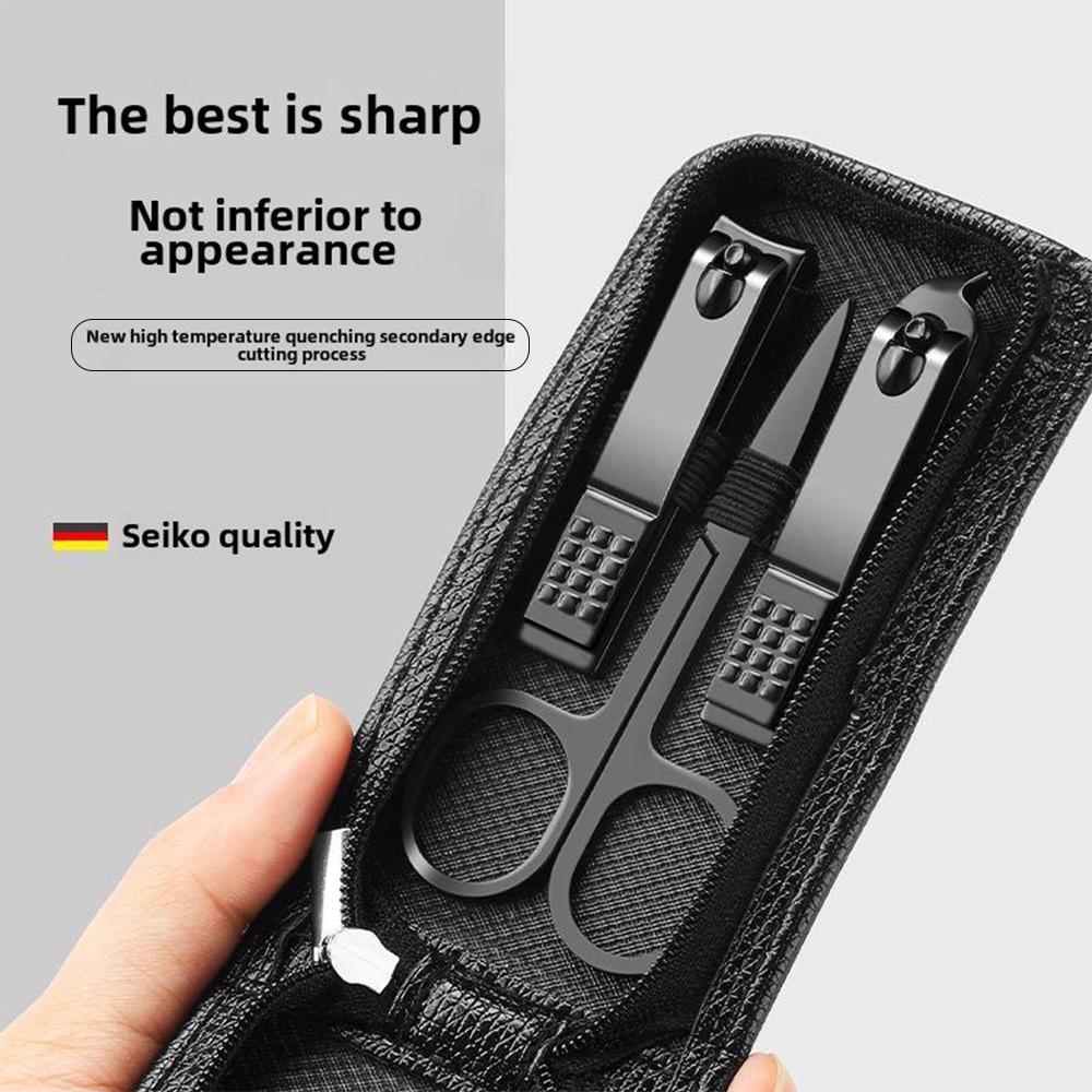 Маникюрный набор из 6 кусачек для ногтей из нержавеющей стали с ложечкой для ушей - Инструменты для ногтей.