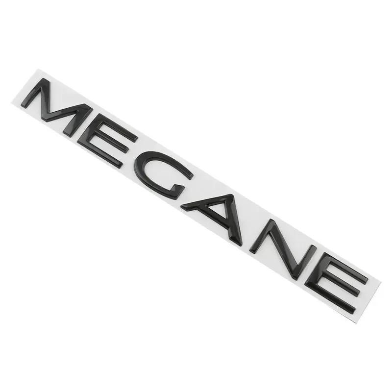 3D Car Metal Trunk Letters Words Logo Emblem Badge Decals Sticker For Renault Megane 1 2 3 4 5 RS GT Styling Parts Accessories n222