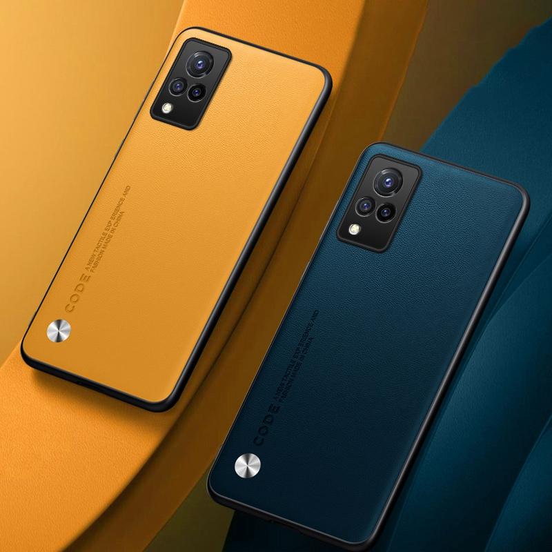 Роскошный чехол из искусственной кожи для Vivo V21 V21E 4G, задняя крышка, матовый силиконовый защитный чехол для телефона Vivo V20 SE V21E 5G V21 E Coque