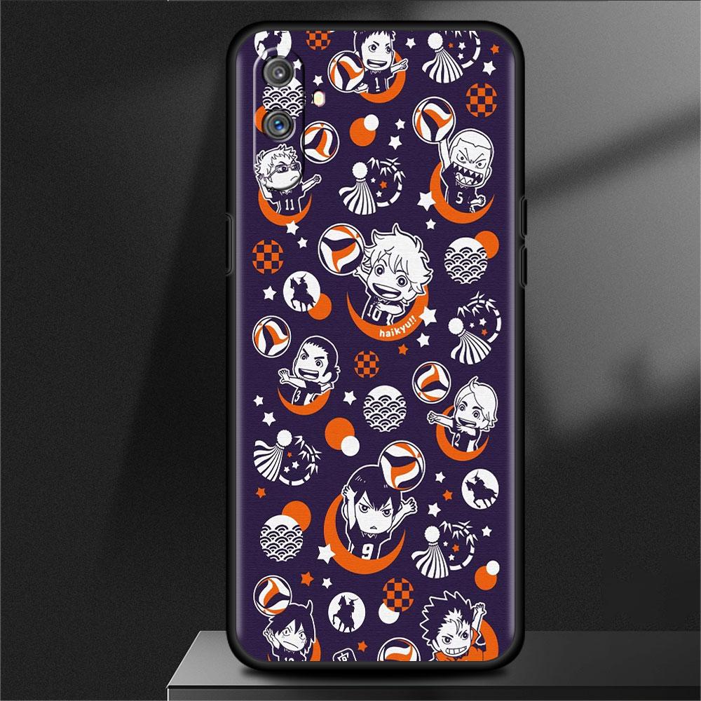 Soft Case For Oppo Realme 8 C21Y C21 GT Neo 2 Pro 3 7 9 Pro 8i 6 C11 9i C35 C15 Master C12 C3 Phone Cover Haikyu!! Anime Funda