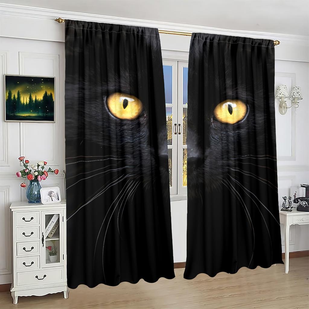 2 шт. - на заказ - напечатанная штора - материал полиэстер - для спальни гостиной кабинета занавеска, препятствующая приватности