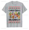 Ugly Lovely Funny Christmas Brainrot Cartoons Tee Shirt Hipster Street Fashion Printed Tshirt Tops Unisex Casual Shortsleev