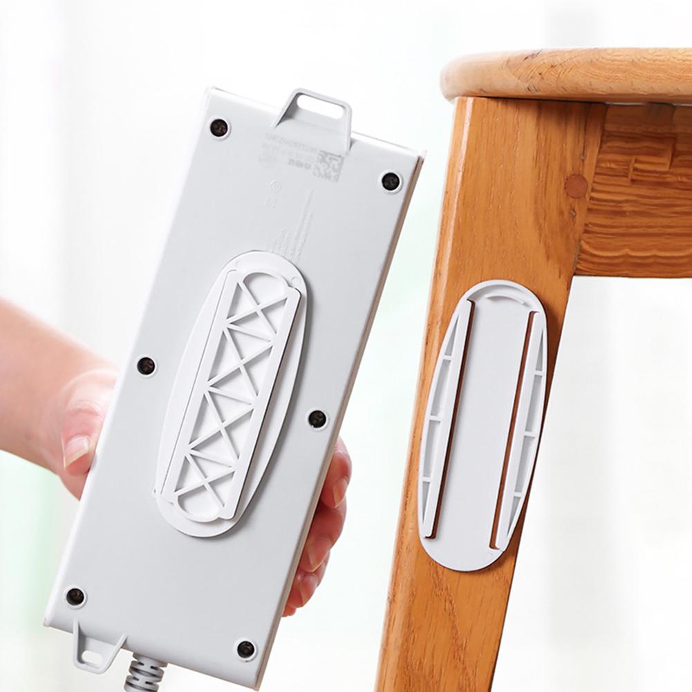 10 шт. самоклеящийся фиксатор для настольной розетки, органайзер для кабеля, самоклеящийся держатель шнура питания, фиксатор, настенный фиксатор
