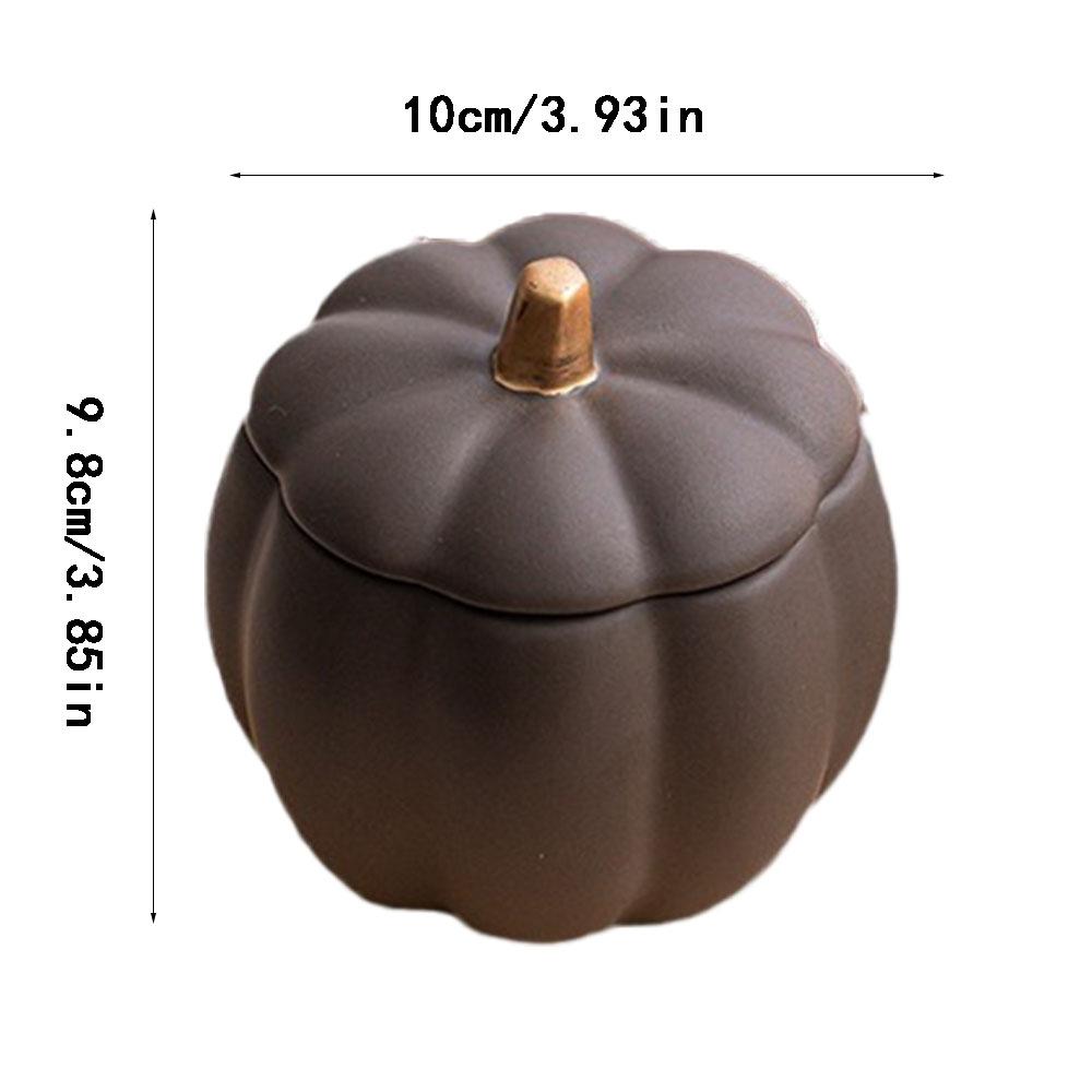 Контейнер для изготовления свечей с ароматом тыквы, керамическая банка для свечей с крышкой, 3D-подсвечник в виде растения, подсвечник своими руками, домашний декор, хранение ювелирных изделий, подарки на день рождения