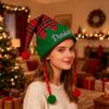 Персонализированная Рождественская Атмосфера Рождественская Шапка Шапка с Ушками Шапка Головной Убор Шапка-Носок Рождественский Шар