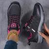 Women's Fashionable Hiking Shoes 2024 Comfortable and Breathable Outdoor Sports and Leisure Shoes Anti Slip Black Running Shoes
