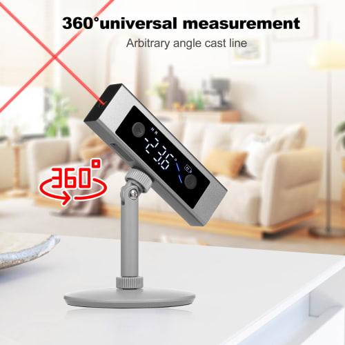Snsowed Digital Angle Finder, Rechargeable Digital Angle Meter, Woodworking Tools and Accessories, Backlit Cube Inclinometer, Fast and High-Precision