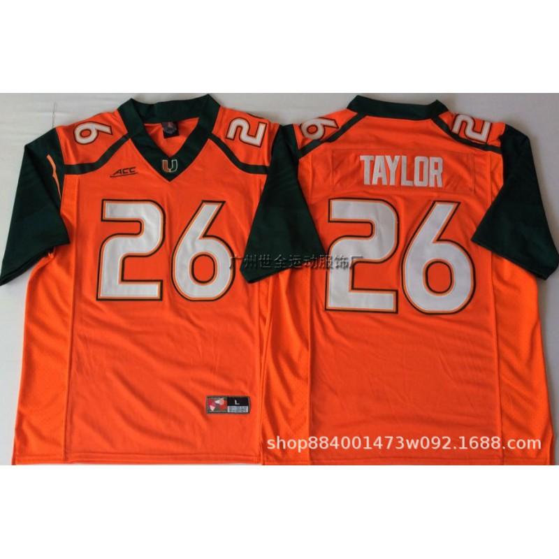 Mens NCAA College Football Jersey Embroidered Legend Taylor Ward Team Uniform Sportswear