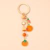 New Enamel Avocado Cherry Keychain Women Girls Fruit Key Ring Pendants for Handbag Decor DIY Key Chain Gifts