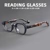 Women Men Polygon Reading Glasses Spectacles Frames High Quality Trend Luxury Design Presbyopia Eyeglasses for Male Female +1.5