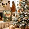 Holiday Decoration for Home National Parks Advent Calendar 2026, 24 Days Coutdown To Christmas with Kids Party Favors 2D Acrylic Landscape Hanging