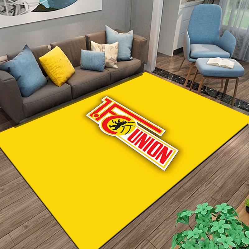 1. FC Union Logo Carpet Design suitable as a non-slip mat for the living room or bedroom sofa