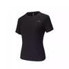 Comfortable Breathable Basic Round Neck Short Sleeve T-Shirt Women Tops Black 962525104-5