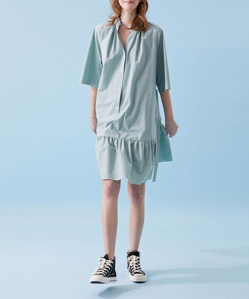 Boyeon Dot Print Mini Voluminous Dress 018