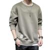[foveitaa] Men's T-Shirt, Long Sleeve Hoodie, Loose Fit, Pullover Sweatshirt, Casual, Stylish, Plus Sizes, Spring/Autumn Wear, Green, XL