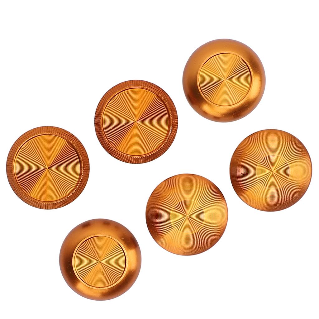 6 шт. металлические аналоговые ручки стики для большого пальца для контроллера Edge алюминиевый сплав металлический игровой джойстик