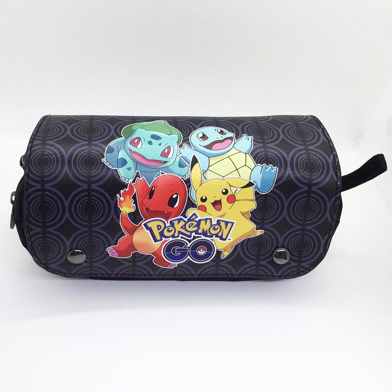 Большой пенал для учеников с персонажами Pokémon - Мультяшный аниме-дизайн