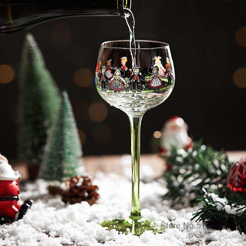 150 мл Эльзасский бокал для вина, экзотическая хрустальная чашка для питья, милая кукла-лилипут, кавайный бокал для коктейля, винтажный бокал для красного вина