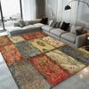 Bohemia Retro Carpets for Living Room Classic Home Decor Luxury Rugs Large Area Coffee Table Lounge Rugs Non-slip Bedroom Mat
